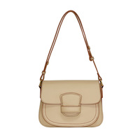 Collection Été 2025 : Sac Selle Exquis en Cuir Véritable Italien, Porté Épaule ou Croisé, avec Rabat et Grande Fermeture Éclair