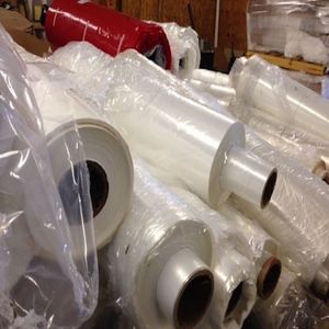 LDPE Recycled plastic film scrap rolls available