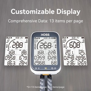 Ordinateur de <span class=keywords><strong>vélo</strong></span> GPS G3+ ANT+ sans fil, prise en charge du moniteur de fréquence cardiaque, du compteur de cadence et de la puissance, étanche IP67 - Product Image 3