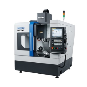 Centre d'usinage CNC automatique compact 5 axes BT30 Brother SPEEDIO M200X1, machine de fraisage et de tournage verticale de haute précision - Product Image 2