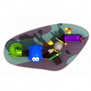 2025 Cheap Animal Type Children Indoor Outdoor Playground Equipment <b>Plastic</b> <b>Slide</b> - Product Image 3
