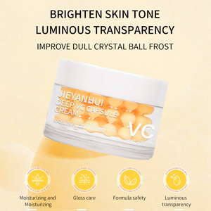 NOUVELLE Crème OEM Hydratante Profonde Gelée Dorée Visage Vitamine C Soin Anti-Âge Capsules PDRN - Product Image 5