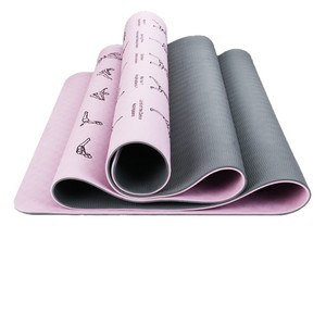 Tapete de Yoga Ecológico Antideslizante de PU, Tapete de Ejercicio Popular para Gimnasio, Tapetes de Goma con Logotipo Personalizado y Diseño - Product Image 1