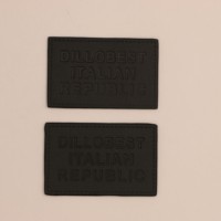 Badge/Patch Adhésif en PVC Caoutchouc Haut de Gamme en Forme de Cœur 3D Transparent avec Strass et Logo Personnalisé pour Chapeaux et Vêtements