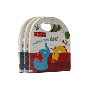 Gran oferta, <span class=keywords><strong>libro</strong></span> de cuentos para niños con estampado colorido respetuoso con el medio ambiente, <span class=keywords><strong>libro</strong></span> de tablero para niños con forma personalizada con globo ocular móvil, <span class=keywords><strong>libro</strong></span> con mango para bebé - Product Image 2