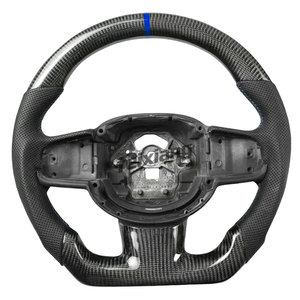Volant en fibre de carbone pour <span class=keywords><strong>Volvo</strong></span> XC40 S90 S60 V60 V90 S40 V40 XC60 XC40 XC90, modification améliorée avec revêtement en cuir - Product Image 5