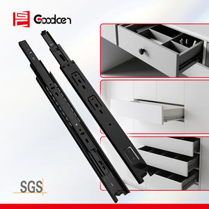 Corredera de Cajón Moderna con Rodamiento de Bolas, <span class=keywords><strong>Cierre</strong></span> Suave, 20 Pulgadas, 400 mm, Extensión Completa, Telescópica - Product Image 3