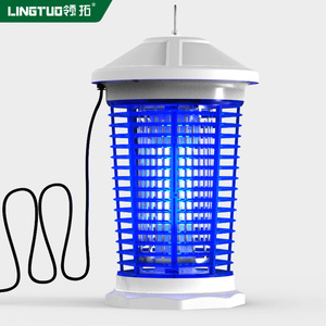 Lingtuo - Trampa Eléctrica para Mosquitos de 18 W para Exteriores, con Diseño Resistente a la Lluvia, para Uso en Jardines - Product Image 2