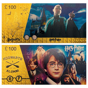 8 Banconote in Foglia d'Oro con Temi di Film Americani: Valuta Commemorativa del Mago, da Collezionare e Regalare - Product Image 6