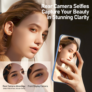 Moniteur d'écran sans fil magnétique pour vlog et <span class=keywords><strong>selfie</strong></span>, pour caméra arrière, compatible iPhone et Android, avec mise en miroir du téléphone en temps réel - Product Image 6