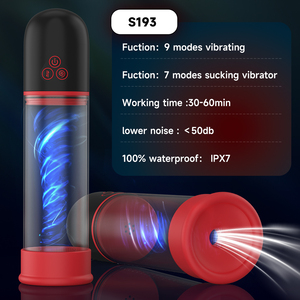 Pompa a Vuoto Elettrica S-Hande per Ingrandimento del Pene, Masturbatore Automatico, Giocattolo Sessuale per Uomo - Product Image 2