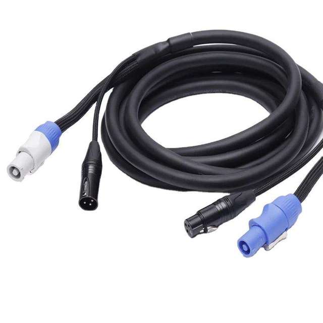 2026 New High-quality Pure Copper DMX signal Cable 3*2.5mm Audio XLR Connector PVC Available in 1M/3M/5m for Speakers