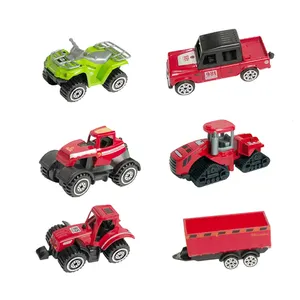 QS 신상품 1:64 스케일 합금 재료 다이캐스트 농부 자동차 금속 프리 휠 모델 시뮬레이션 차량 장난감 어린이 선물
