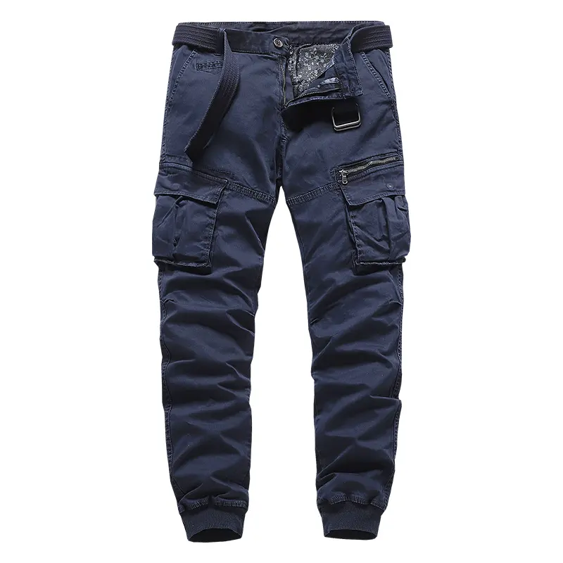 Economical Custom Design Mens High Quality Multi Pockets Cotton Casual Full Length Men's Cargo Pants