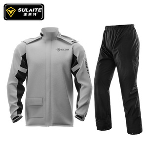 Ensemble imperméable et pantalon de moto SULAITE, imperméable, séparé, pour homme, pour la conduite en extérieur - Product Image 2