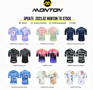 Maillot de cyclisme Logo personnalisé Monton Femmes Maillot au design unique Cyclisme Accepter Service personnalisé Vêtements de vélo <span class=keywords><strong>Tenue</strong></span> de vélo - Product Image 3