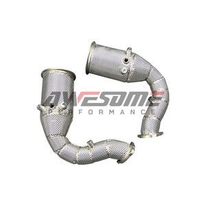 Collecteur d'échappement de performance exceptionnel pour <span class=keywords><strong>Porsche</strong></span> <span class=keywords><strong>Cayenne</strong></span> S 2.9T avec filtre à particules OPF et bouclier thermique - Product Image 2