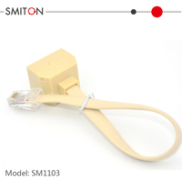 Kabel Adaptor Patch Cord Ethernet RJ45 8P8C Jaringan Pria ke Wanita