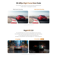 Cámara para Auto DDPAI N5 Pro, 12V, Lentes Duales, Gran Angular de 150°, Wi-Fi 6, Grabador de Video 4K, Almacenamiento Dual, Grabación en Bucle, Visión Nocturna