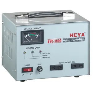 single phase SVC-1.5K srevo type high accuracy full automatic AC adjustable voltage regulator/stabilizers