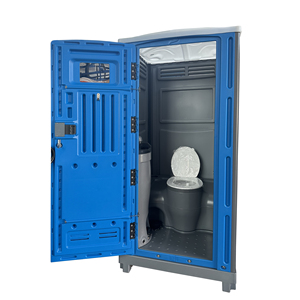 Toilette Portatile per Cantieri Edili, Modello Compatto Leggero, Blu/Grigio - Product Image 5