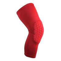 Genouillères réglables en silicone et spandex, manches élastiques et respirantes, pour le basket-ball, 2 pièces de quantité minimale de commande