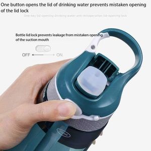 Botella de Agua Tritan Extra Grande de 1000 ml, para Niños, Estudiantes, Deportes al Aire Libre de Verano, Vaso de Plástico Portátil, Logotipo Personalizado - Product Image 3
