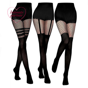 Pantimedias huecas negras, tirantes, medias de red, medias de club nocturno para mujer, medias de red de pesca Sexy para baile, calcetines para niñas - Product Image 4