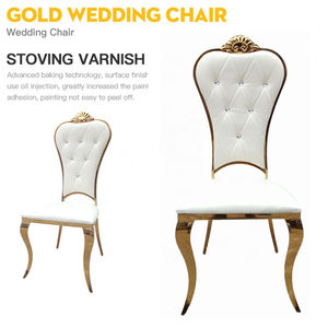 High Quality Modern Metal Stainless Steel Simplistic Design <b>Dining</b> <b>Chair</b> with PU <b>Leather</b> JC-SS42 - Product Image 2