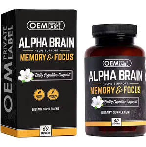 Buono per la salute Capsule nootropiche Ginkgo Biloba Bacopa Monnieri Capsule Dha Brain Booster Capsule - Product Image 1