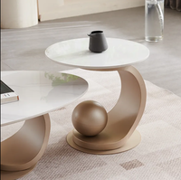 Table basse moderne en marbre, métal doré, acier inoxydable, table centrale pour canapé, meubles de salon
