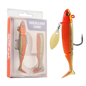 20g 9.5cm Doux Paillettes Lumineuses Paddle Tail Swimbait Bar de <span class=keywords><strong>Mer</strong></span> Noir <span class=keywords><strong>Minnow</strong></span> <span class=keywords><strong>Leurre</strong></span> Ensemble pour Cibler Pike River Lake pour Sandre - Product Image 2