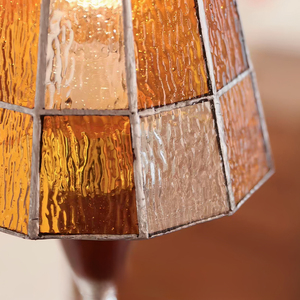 <span class=keywords><strong>Lampe</strong></span> de table <span class=keywords><strong>Tiffany</strong></span> en verre teinté, source de lumière LED, <span class=keywords><strong>lampe</strong></span> de bureau <span class=keywords><strong>Tiffany</strong></span> en mosaïque de verre du milieu du siècle pour chambre à coucher, salon, bureau - Product Image 3