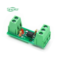 Módulo de Aislamiento Óptico de 1 Canal para Electrónica Inteligente EL817 PC817 Fotoaislador con Soporte de Montaje en Riel DIN Placa Electrónica