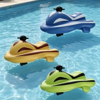 Bateau à moteur gonflable en PVC écologique pour enfants, capacité de 100 kg, jouet flottant pour 2 personnes, véhicule de jeu, kayak pour adultes