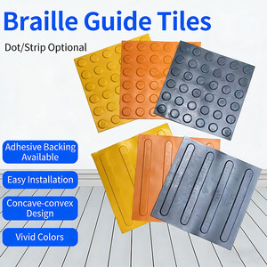 Dalles de pavage tactiles imperméables de haute qualité Duonik 30*30cm pour les sites d'installations de divertissement - Product Image 2