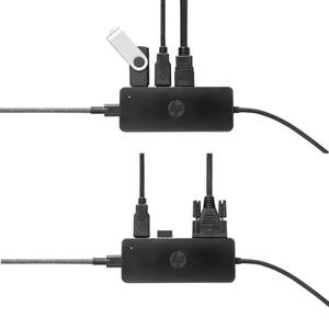 Hub de Viaje USB-C HP G2, Estación de Acoplamiento Portátil 7PJ38AA 45W/65W/90W 4K/1080P para 2.0, 4 Puertos, en Stock - Product Image 3