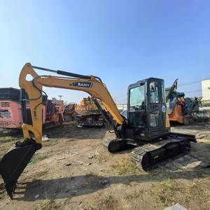 รถขุดขนาดเล็ก CHINA Original SANY SY55U Zero Tail Swing ขนาด 5 ตัน พร้อมเครื่องยนต์ Yanmar Stage V - Product Image 3