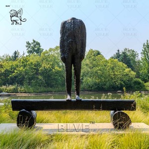 Estatua de Manos en Copo de Bronce Fundido a Mano BLVE, con Olivo en su Interior, Escultura Moderna Grande para Jardín, Decoración de Paisajes para Parques, Hoteles y Exteriores - Product Image 4