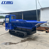 LTMG Nouvelle marque Cheap Track Dumper 3t 4 Ton 5 Ton 6 Ton Mini Crawler Dumper transporteur avec cabine