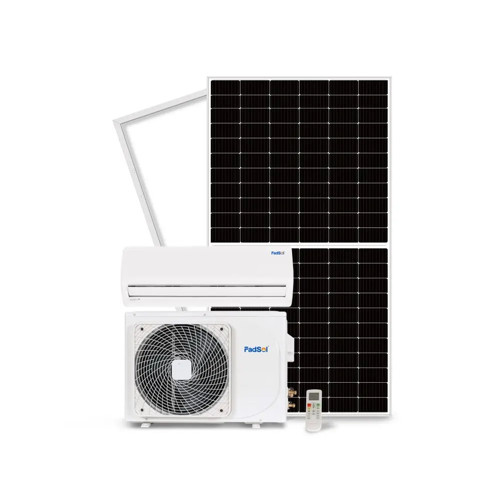 AC/DC Dual Power Hybrid 9000BTU Solar AC 12000BTU 18000BTU 24000BTU Air Conditioner Solar