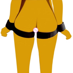 Cinghie di Contenzione per Mani e Gambe, Accessori per Giochi Erotici, Cintura per Bondage Alternativa in Nylon Nero - Product Image 1