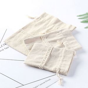 Customize Logo Organic Cotton Jewellery <b>Bag</b> Fashion <b>Cheap</b> Organic Cotton Drawstring <b>Bag</b> - Product Image 2