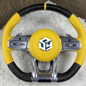 <span class=keywords><strong>Mercedes</strong></span> <span class=keywords><strong>Benz</strong></span> <span class=keywords><strong>AMG</strong></span> พวงมาลัยคาร์บอนไฟเบอร์สำหรับ <span class=keywords><strong>AMG</strong></span> A E S C คลาส <span class=keywords><strong>C36</strong></span> G63 C43 W203 W204 W205 W206 W167 W166 - Product Image 1