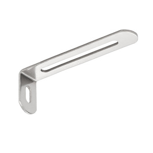 Support d'angle réglable en L à trou long, support d'étagère à 90 degrés, anti-basculement, en fer, pour meubles - Product Image 4