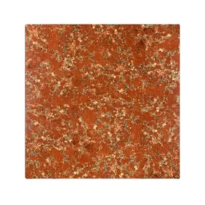 2023室内釉面陶瓷60*60低价地板大理石外观乡村红色