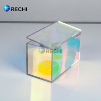 RECHI Publicité anti-poussière grand petit personnalisé en plastique transparent acrylique affichage emballage jouet boîte-cadeau boîte acrylique pour le Christ