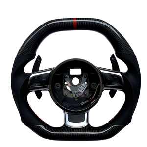 CCE พวงมาลัยรถ <span class=keywords><strong>Audi</strong></span> TT <span class=keywords><strong>R8</strong></span>สีเงินดำแบบกำหนดเองพร้อมหนังสีดำพรุน<span class=keywords><strong>ราคา</strong></span>โรงงาน - Product Image 5