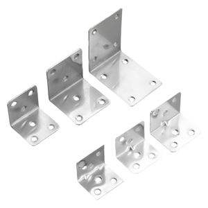 Support d'angle à plusieurs trous estampé à prix de gros, certifié CE et conforme ROHS, pour fixation de panneaux d'équipements agricoles - Product Image 1