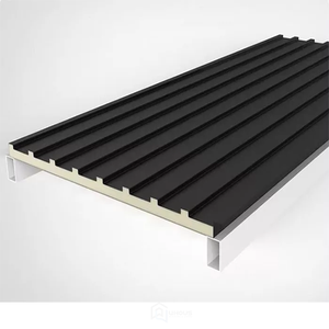 Système de panneaux muraux cannelés en métal à âme creuse, modernes, résistants au feu et à l'eau, écologiques, pour toitures architecturales 3D d'hôtels - Product Image 4